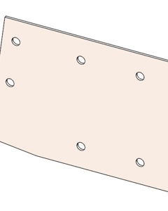 Eaves threaded support 2,7x255x181Mm Zb TK